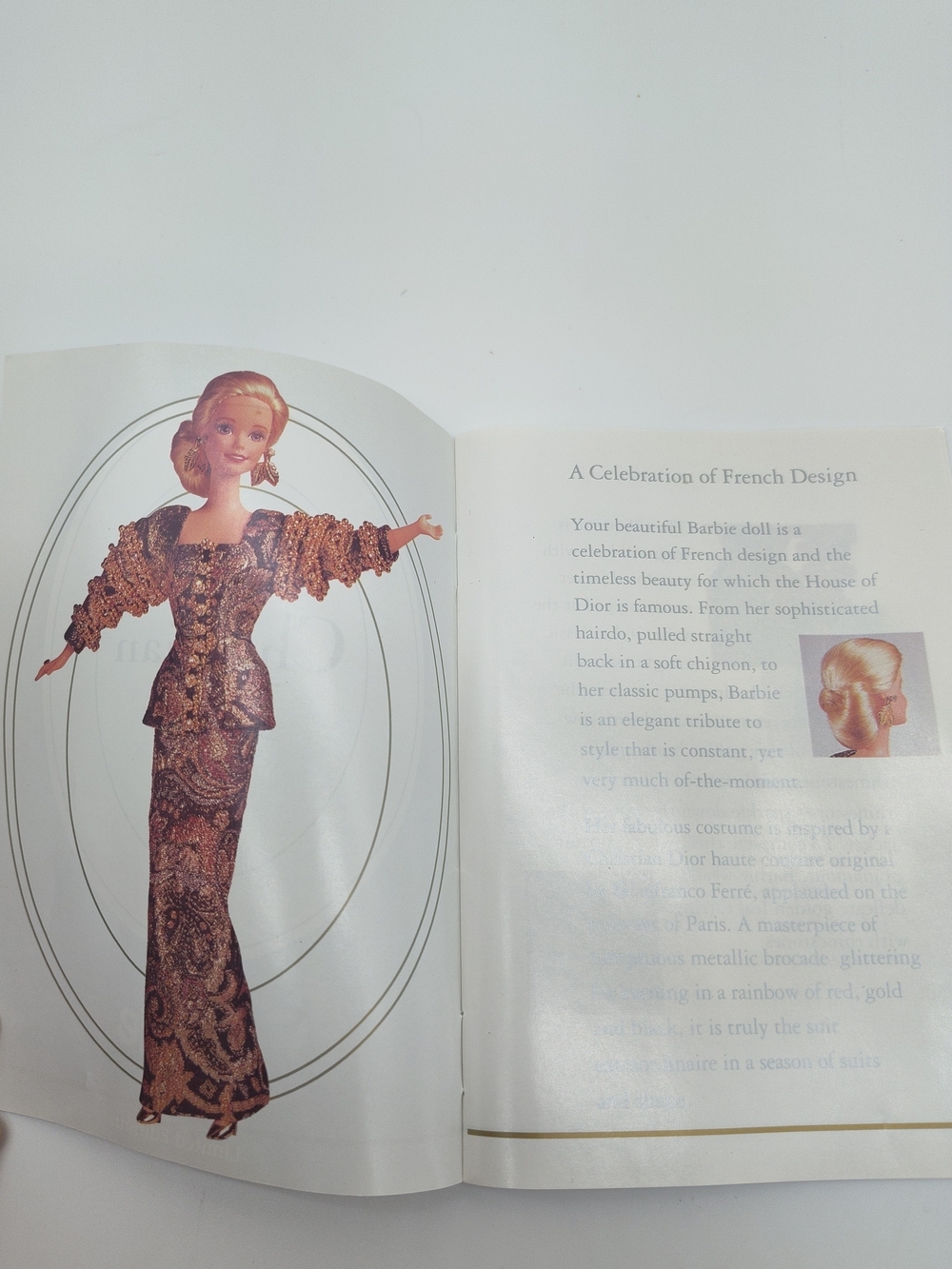 1995 Christian Dior Barbie Limited Edition Mattel Collectible NRFB Set Vintage - Picture 12 of 12